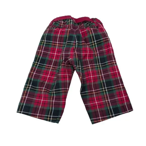 Janie and Jack Red and Green Plaid Pants size 18-24 months - Picture 3 of 6